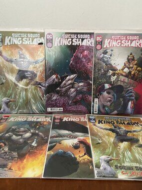 NM-VF Suicide Squad King Shark 1-5 Set With Comic Book Day Variant #1 Lot